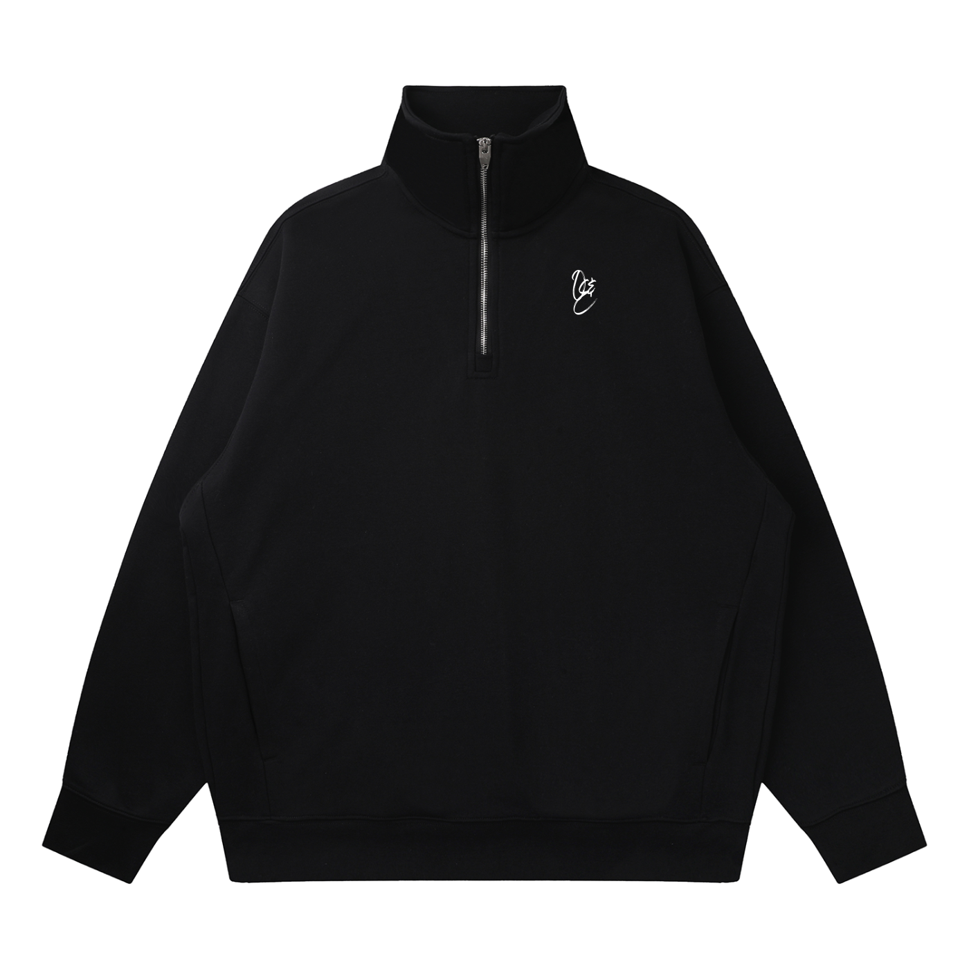 Bestseller! Quarter-Zip Drop Shoulder Sweatshirt