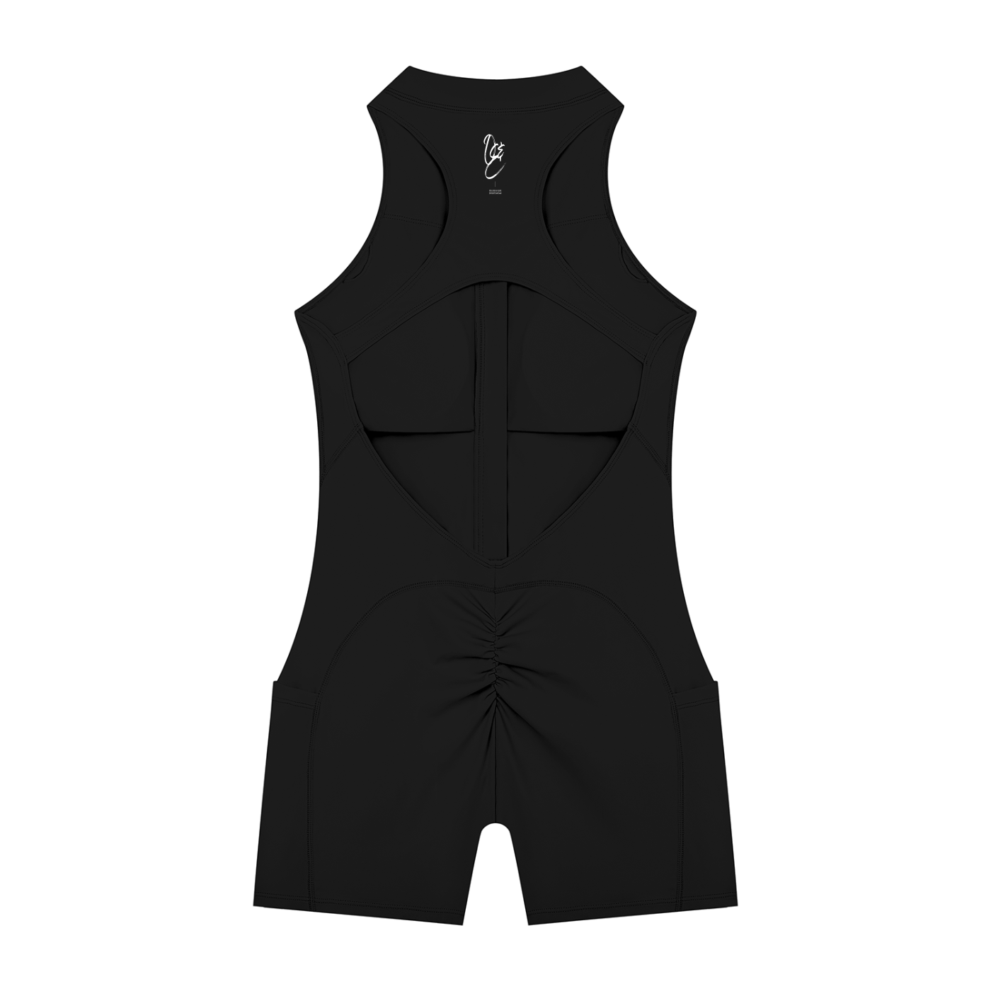 Quarter-Zip Yoga Romper
