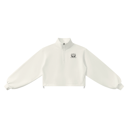 Women’s Mock-Neck Quarter-Zip Sweatshirt