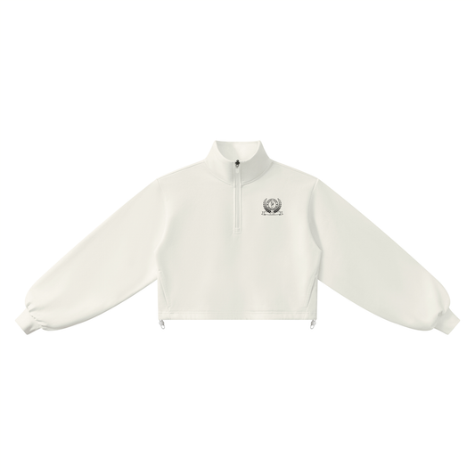 Women’s Mock-Neck Quarter-Zip Sweatshirt