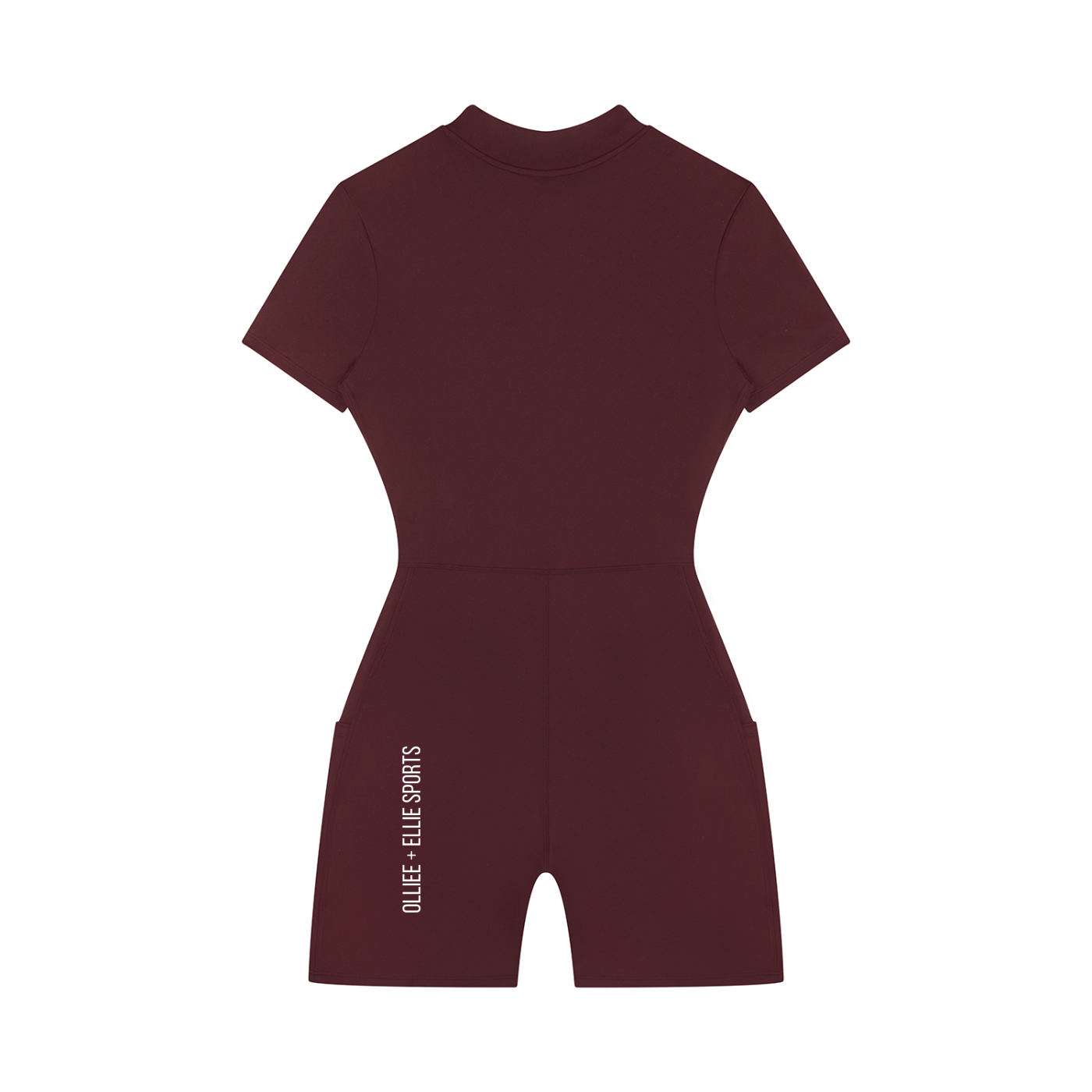 Women's Quarter-Zip Short Sleeve Romper