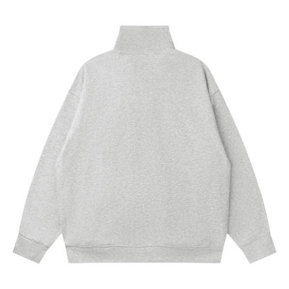 BestSeller! Quarter-Zip Drop Shoulder Sweatshirt