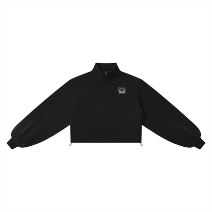 Women’s Mock-Neck Quarter-Zip Sweatshirt