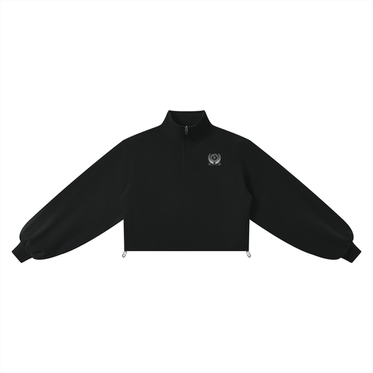 Women’s Mock-Neck Quarter-Zip Sweatshirt