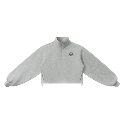 Women’s Mock-Neck Quarter-Zip Sweatshirt