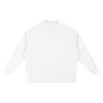 Knitted Round Neck Oversize Sweatshirt