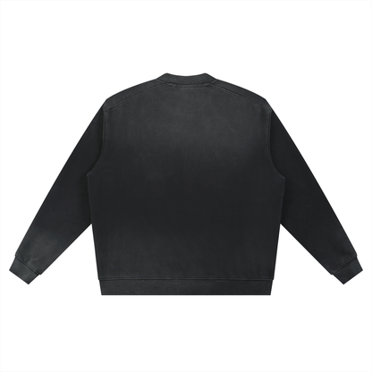 Sun Fade Heavyweight Baseball Jacket