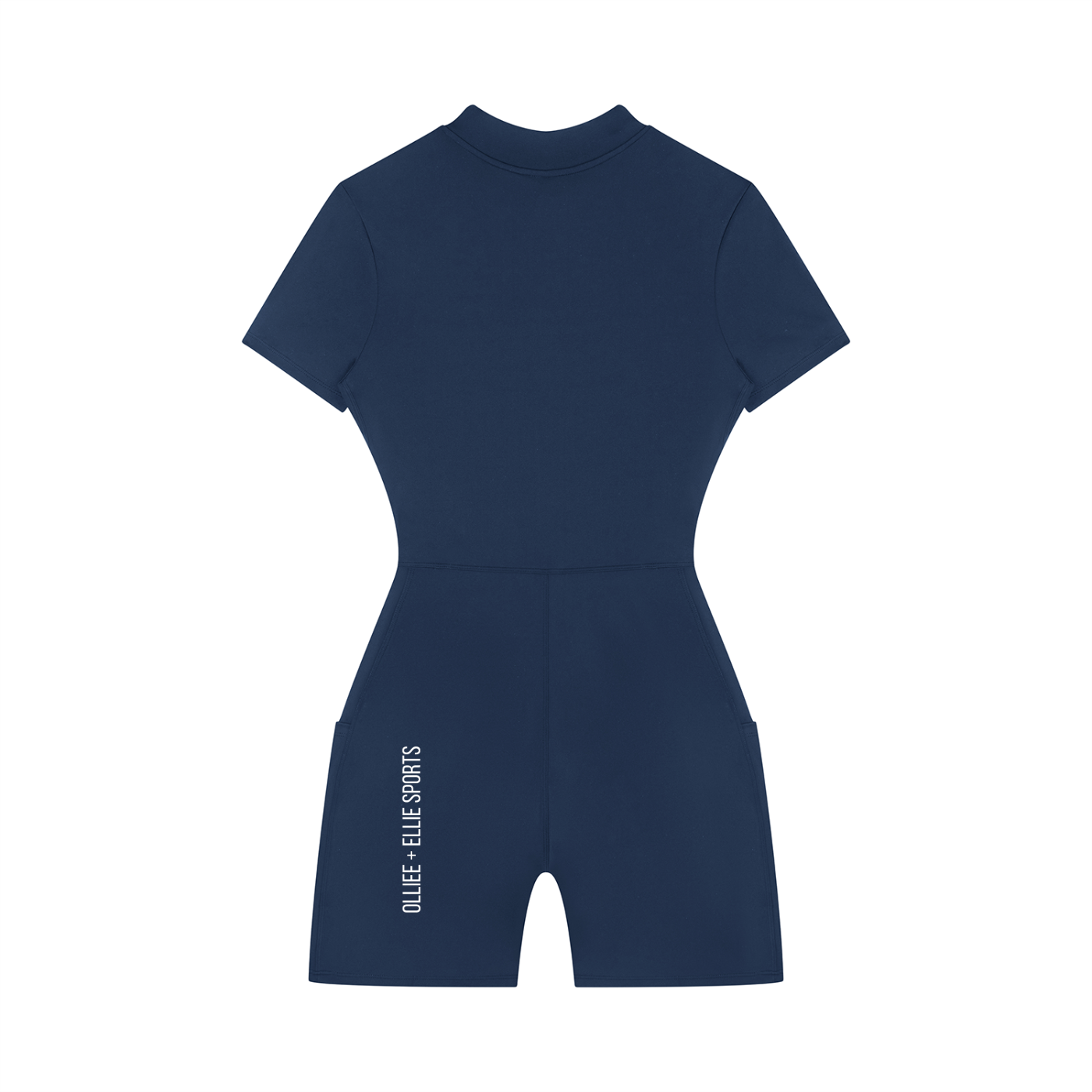 Women's Quarter-Zip Short Sleeve Romper