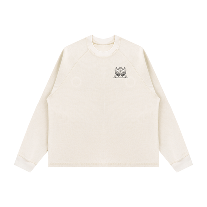 Unisex Vintage Wash Boxy  Waffle T-Shirt