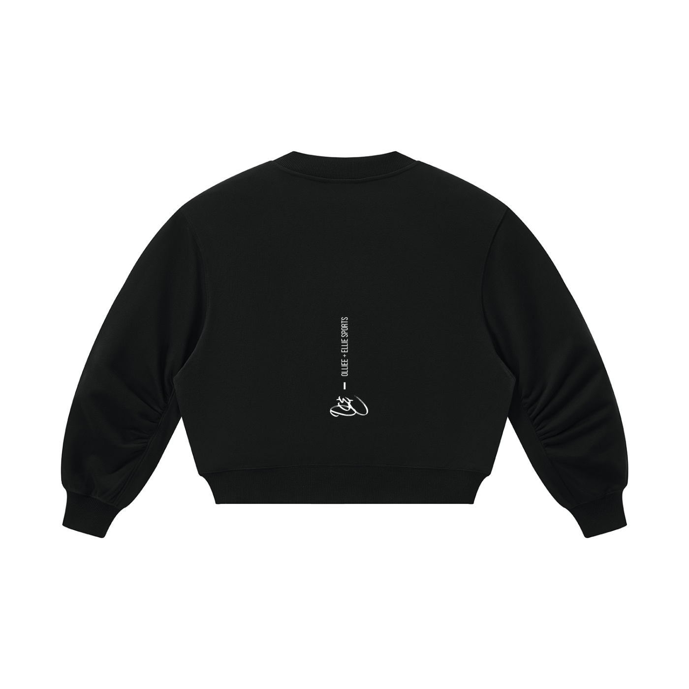 Crop V-Neck Sweatshirt
