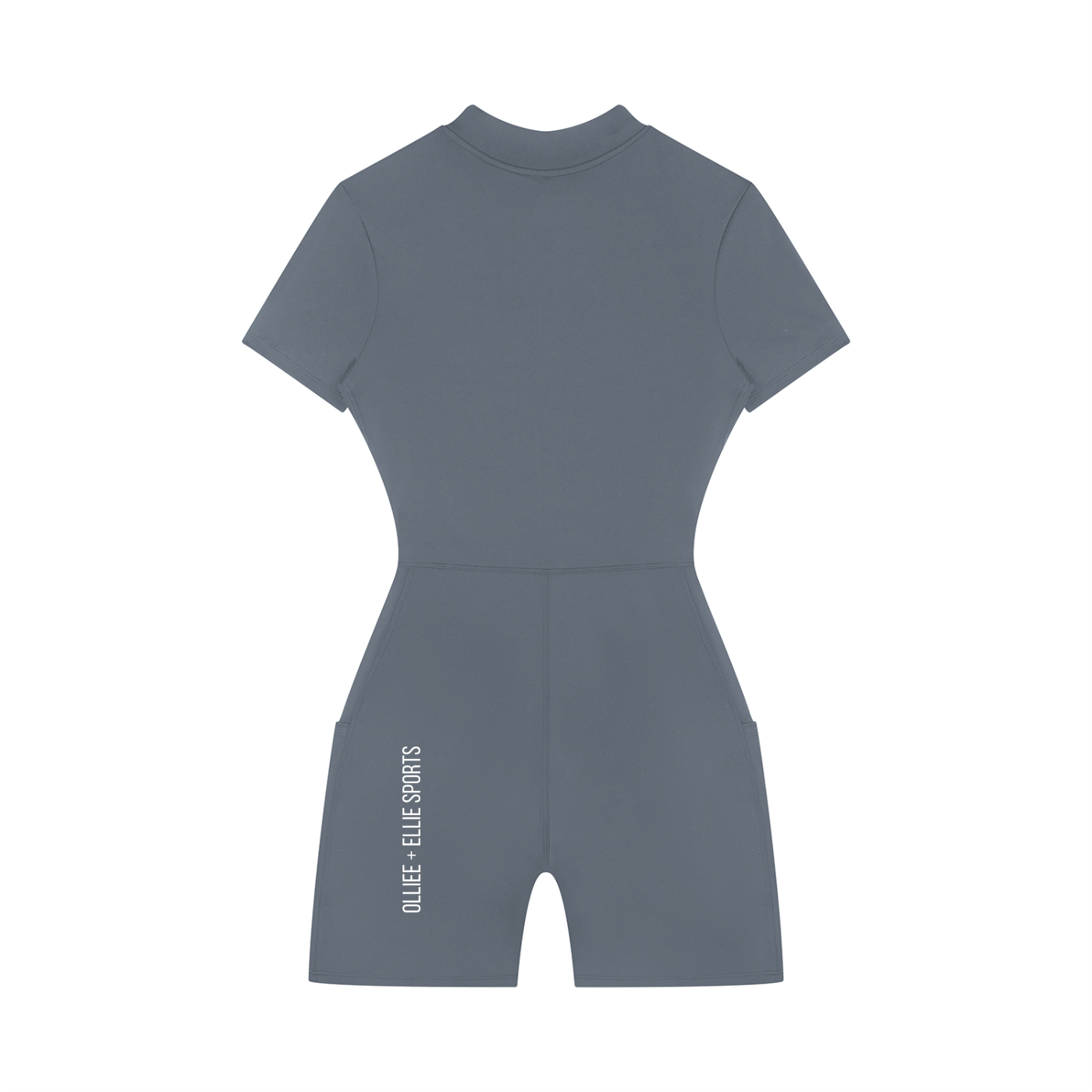 Women's Quarter-Zip Short Sleeve Romper