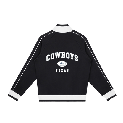 Color Block Raglan Sleeve Zip Track Jacket