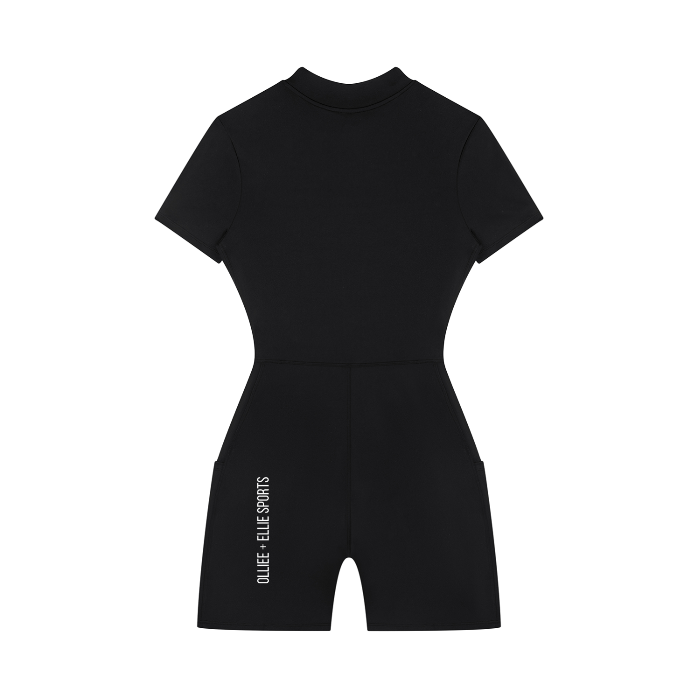 Women's Quarter-Zip Short Sleeve Romper