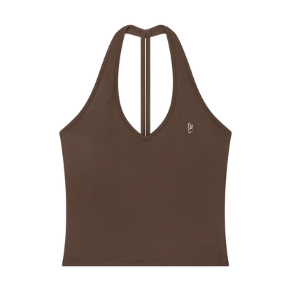 Women’s Halter V-Neck Yoga Tank Top