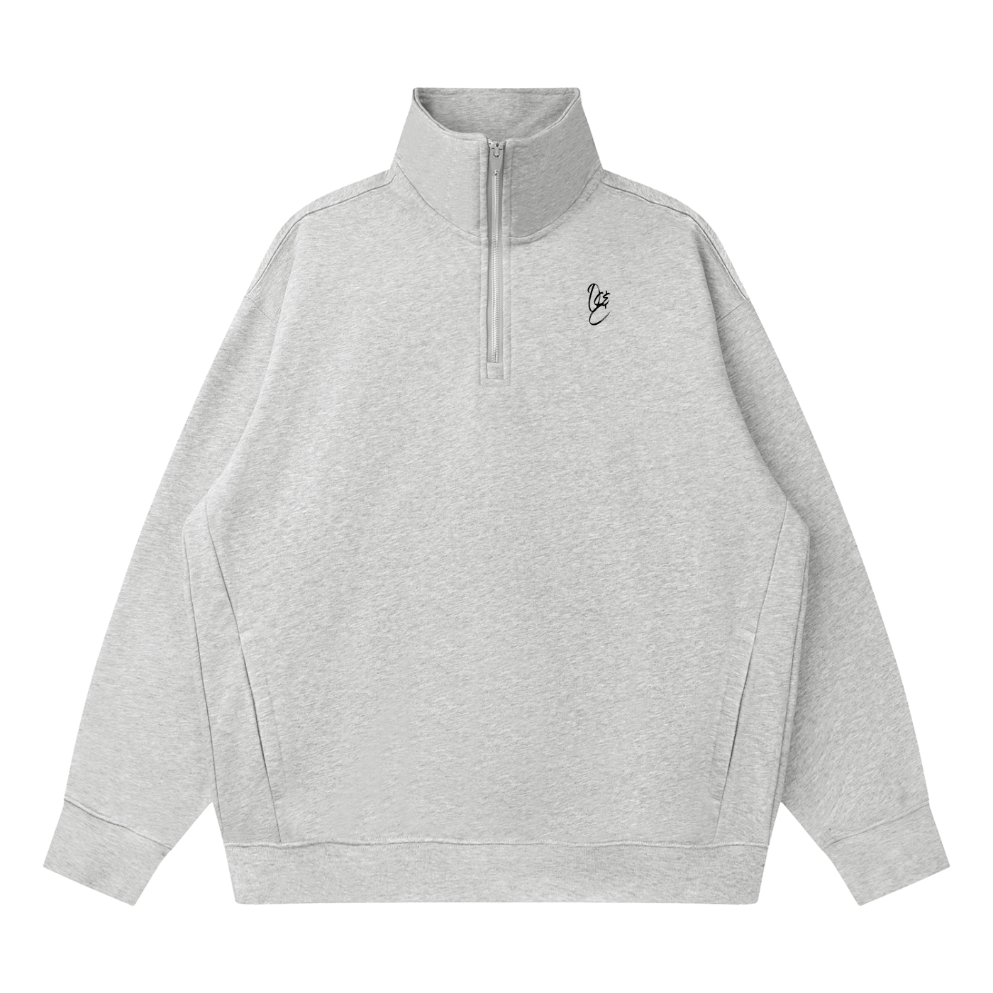 BestSeller! Quarter-Zip Drop Shoulder Sweatshirt