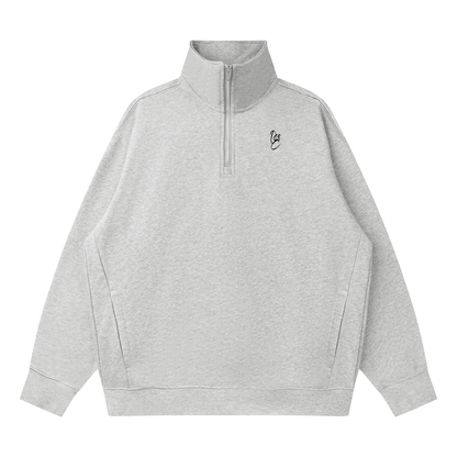 BestSeller! Quarter-Zip Drop Shoulder Sweatshirt
