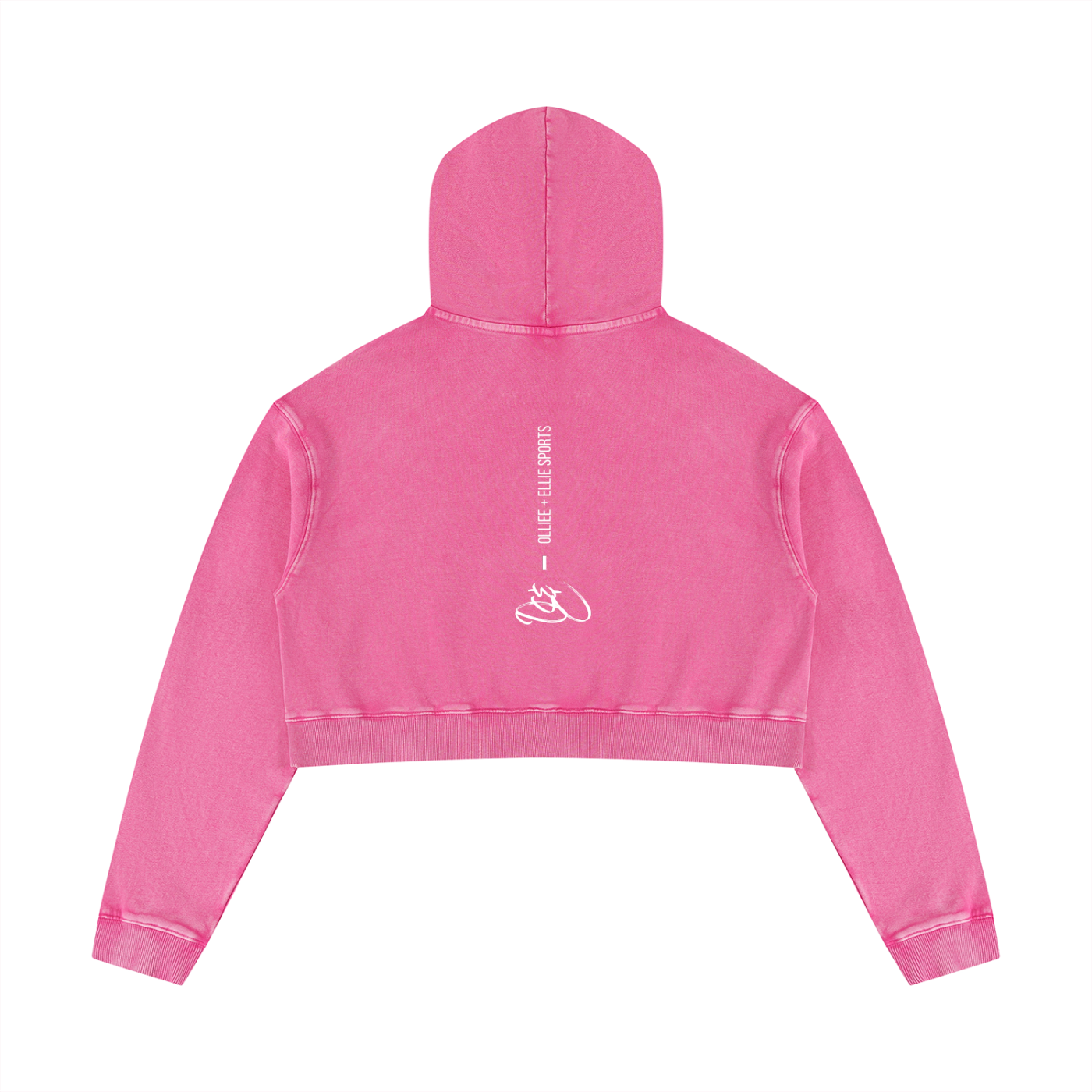 Women’s Mineral Washed Crop Hoodie
