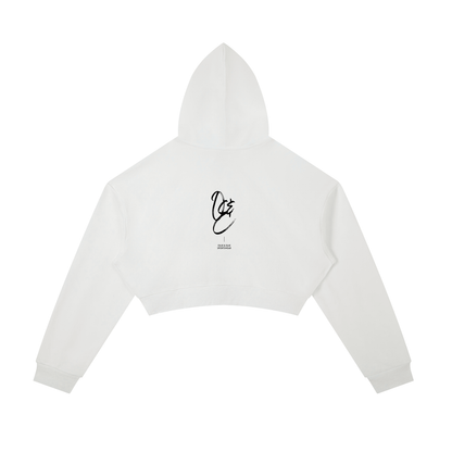 Essential Cropped Zip-Up Hoodie