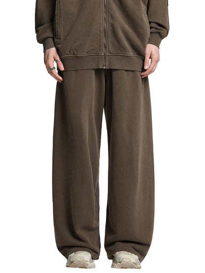 Snow Washed Tape Raw Edge Sweatpants