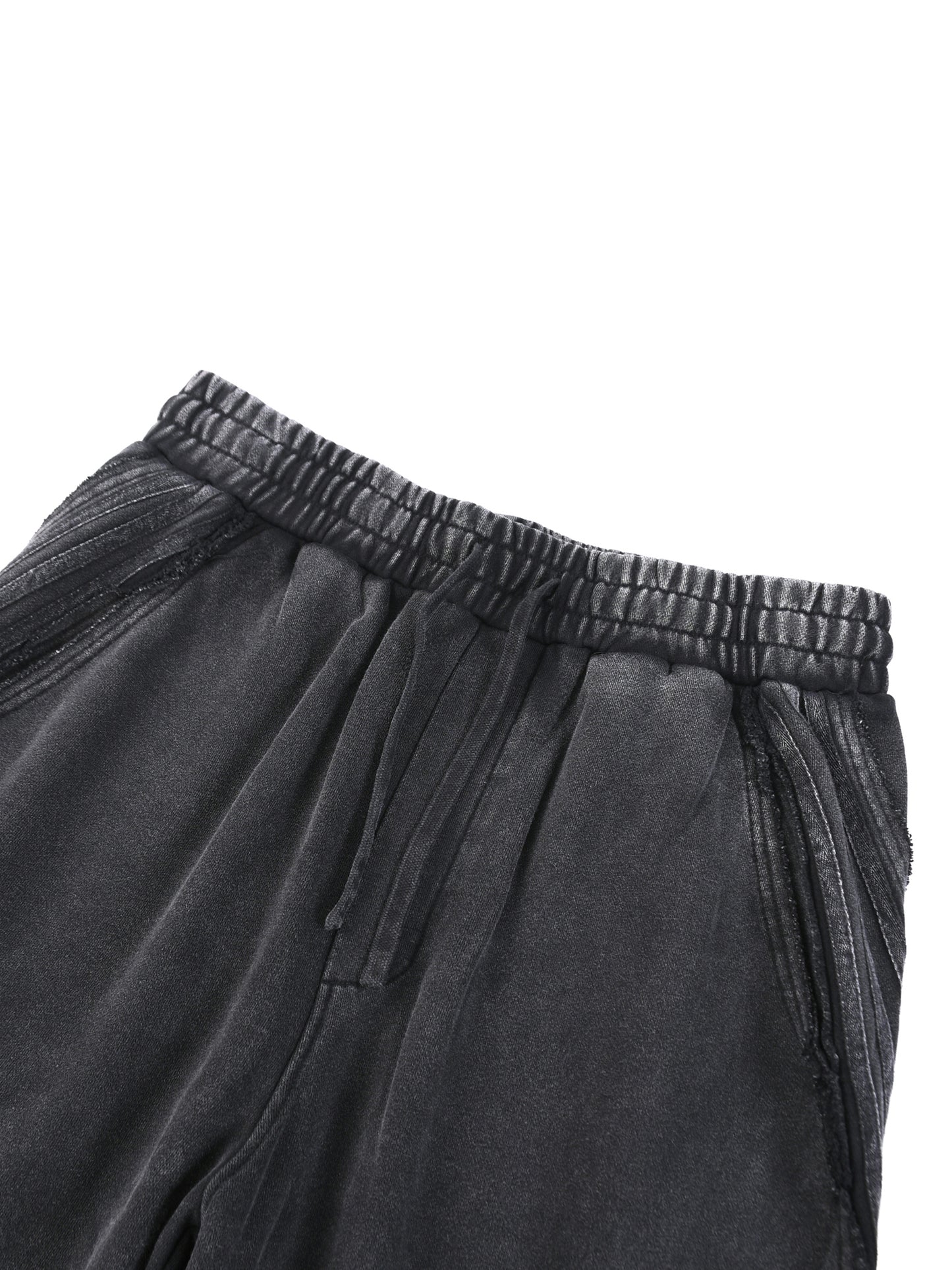 Snow Washed Tape Raw Edge Sweatpants