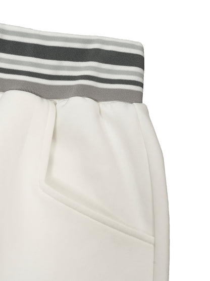 Striped Waist Wide Leg Pants